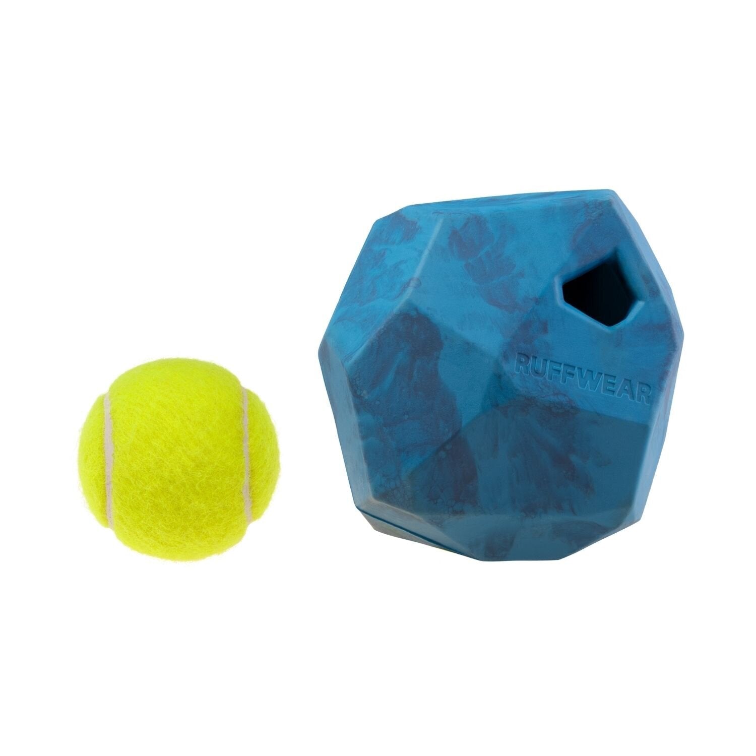 Nærbilde av Hundeleke Gnawt-a-Rock naturgummi tannpleie