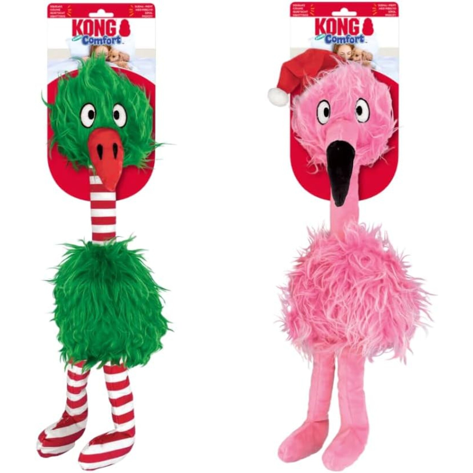 Hundeleke KONG Xmas Holiday Comfort Jumbo Bird XL Limited Edition detalj