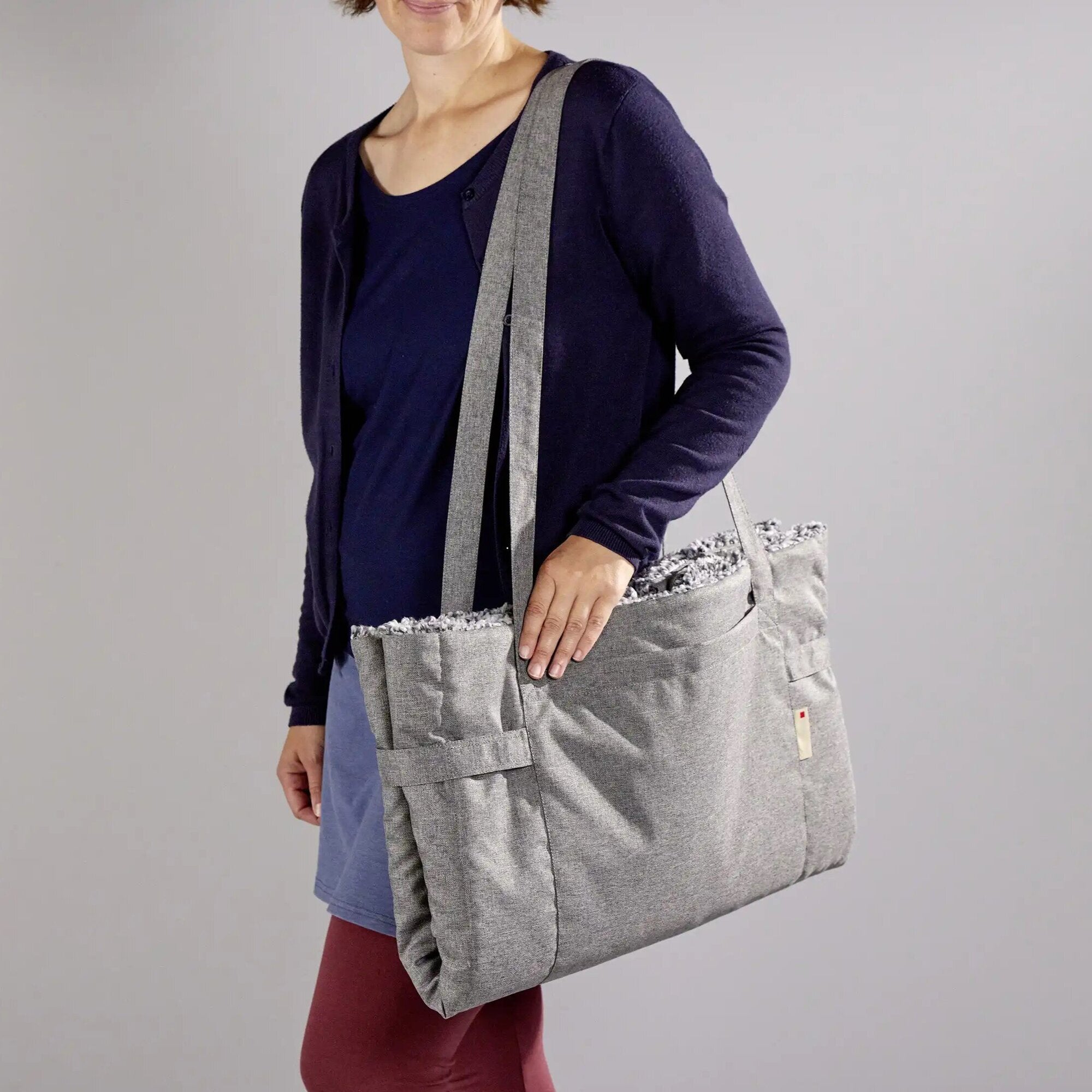 Hundereiseseng Sweet Dreams sammenrullbar polyester bakside