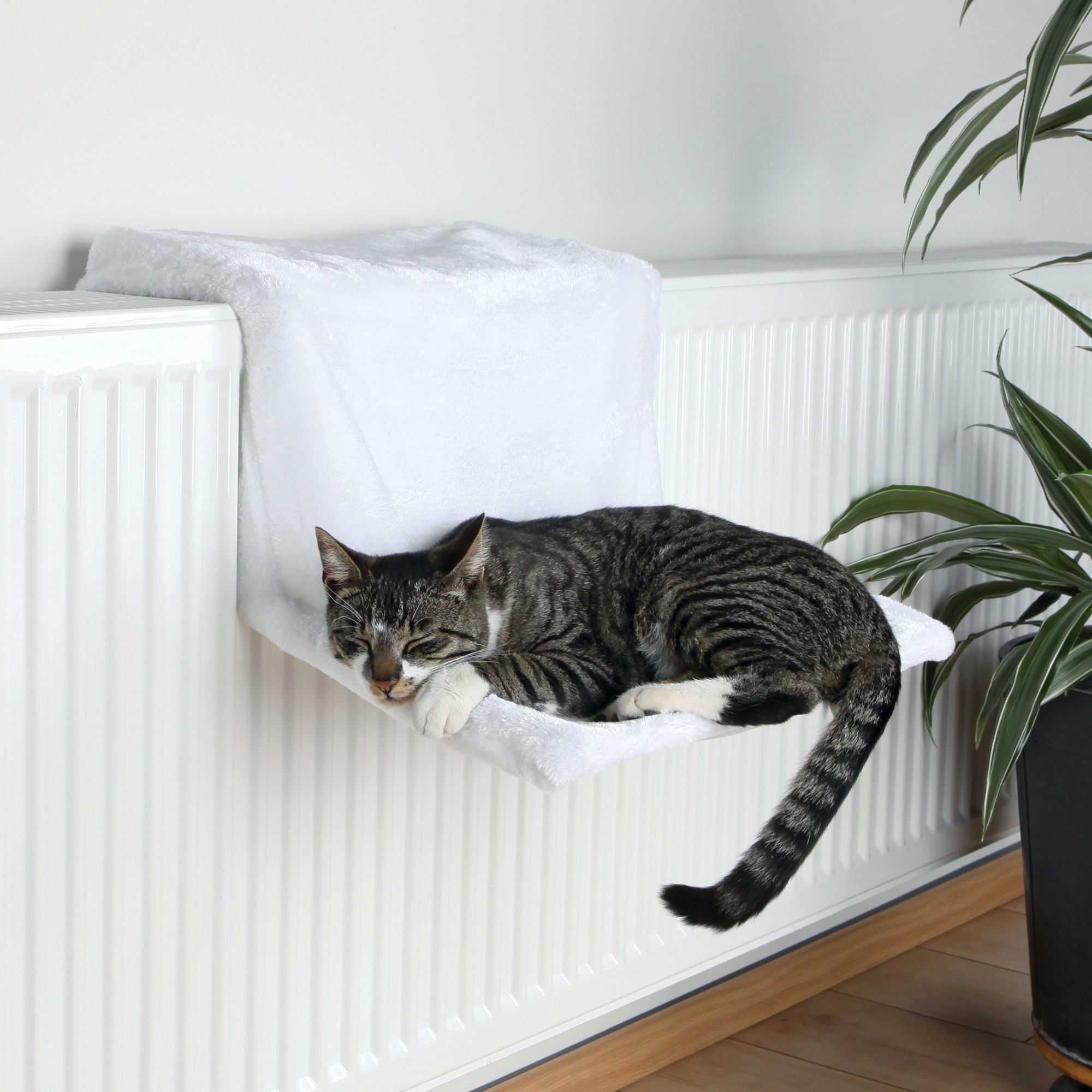 Katteseng for radiator de Luxe polyester 45 × 31 cm TRIXIE detalj av stoff