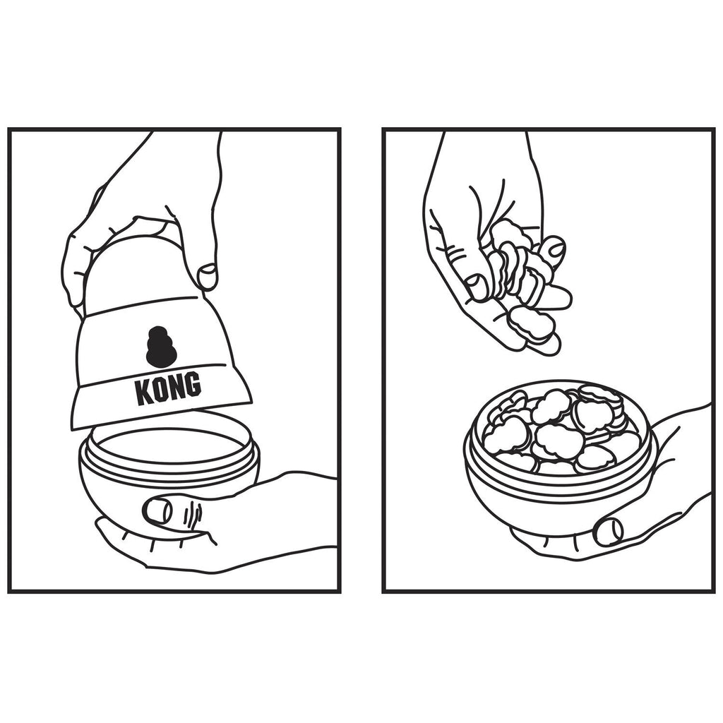 Nærbilde av Hundeleke Wobbler aktiveringsleke med godbitdispenser